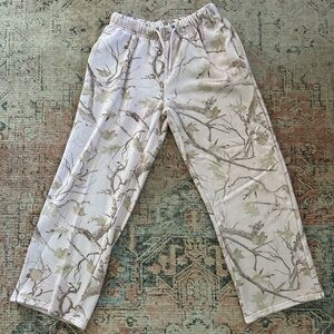 Pink Camo Wide Leg Sweatpants “Social Scene”